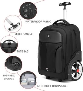 Free Sample Travel Bag Expandable Laptop Bag Back Packs Mochila Antirrobo Waterproof TSA <b>Lock</b> Business Laptop Backpacks for Man - Product Image 1