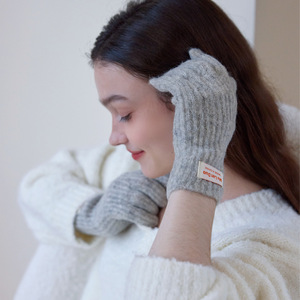 <span class=keywords><strong>Guanti</strong></span> caldi in <span class=keywords><strong>lana</strong></span> tinta unita per ragazze alla moda all'ingrosso <span class=keywords><strong>guanti</strong></span> invernali da esterno - Product Image 4