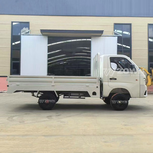 Camioneta eléctrica mini de baja velocidad ZOWN con plataforma de carga abierta para el transporte de materiales agrícolas - Product Image 5