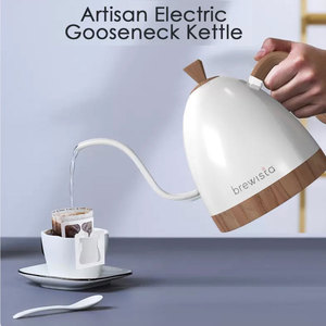 Brewista 600ml 1000ml di caffè a punta bollitore elettrico in acciaio inossidabile bollitore per il controllo della temperatura <span class=keywords><strong>caffettiera</strong></span> - Product Image 4