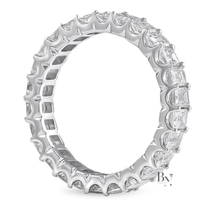 Bague de mariage sophistiquée en diamant de laboratoire pour femme, 1,8 carats, 3 mm de large, qualité supérieure, bijoux fins de mariage - Product Image 3