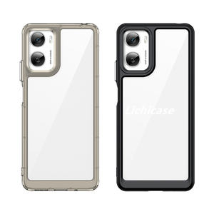 Lichicase Anti Scratch Pure and Bright Flexible Press Button Phone Cover para Motorola G06 G06 <span class=keywords><strong>Power</strong></span> G57 Clear <span class=keywords><strong>Shell</strong></span> - Product Image 6