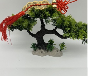 AA01560 Décoration Noeud Chinois Pièces Chanceux Gland Pendentif Suspendu Feng Shui Antique Cinq Empereur Argent Cuivre Ancienne Pièce Pendentif - Product Image 1