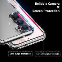 Funda de Teléfono Personalizada para Samsung HD 9H, Cristal Transparente para S23 S25 S26 Plus, Moderna, Impermeable y Resistente a Golpes