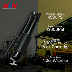 Pistolet à <span class=keywords><strong>graisse</strong></span> manuel haute capacité 500CC/16 oz, 4500 PSI, course 1,0 cm³, pour usage intensif - Product Image 5