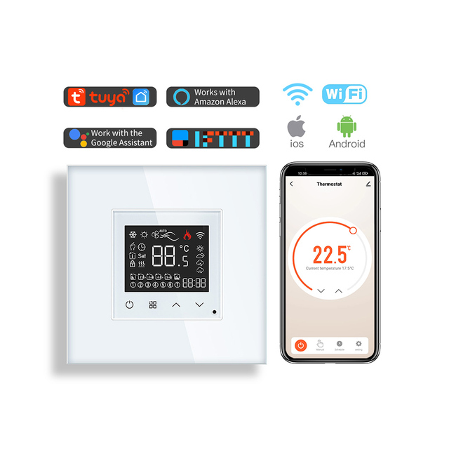 Tawoia Zigbee WiFi Smart Thermostat Controller with Alexa
