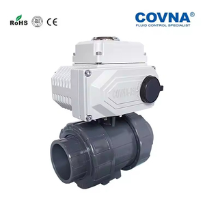COVNA Válvula de bola motorizada inteligente HK60DQ de 3 y 4 pulgadas, 12 V CC, UPVC, modelo HK60DQ, 10-16 bar, ON/OFF, con soporte OEM personalizado - Product Image 4