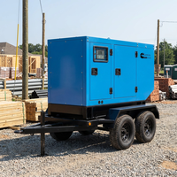Angetrieben von CumminsYuchaiWeichai-Motoren 10-80kW Hochwertige Diesel-Generatoren für den Außenbereich Regenfeste Anhänger-Silentgeneratoren Mobil