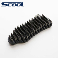Brosse pour haltères et équipements de gym, nettoyeur robuste à poils en acier pour barres de musculation, barres de traction et haltères
