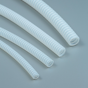 Tubo ondulato <span class=keywords><strong>in</strong></span> Ptfe tubo flessibile ad alta pressione del carburante idraulico intrecciato tubo freno Ptfe tubo corrugato - Product Image 6