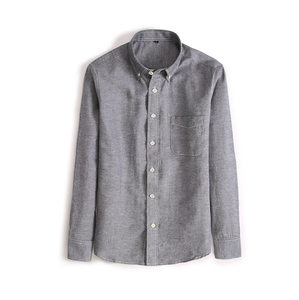 Camicie Oxford personalizzate in cotone 100% caldo Casual a maniche lunghe da uomo - Product Image 6