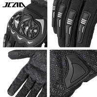 Gants de moto en polyester antidérapants pour la conduite en extérieur ; Gants de course respirants pour hommes, compatibles écran tactile, pour l'été