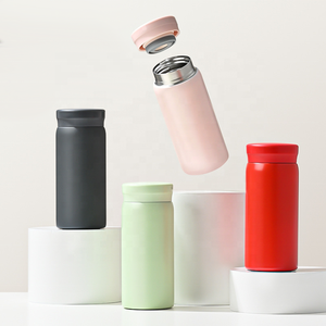 New Mini 180/300ML Stainless Steel Cup Vacuum Flask Portable <b>Cute</b> Small Water Tumblers American Sports Thermos for Drinkware - Product Image 1