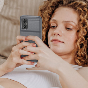 Funda de teléfono <span class=keywords><strong>m</strong></span>óvil a prueba de golpes de TPU suave de fibra de carbono cepillado de alta calidad para <span class=keywords><strong>POCO</strong></span> <span class=keywords><strong>M</strong></span> 2 3 4 6 Pro 4G 5G/X 4 <span class=keywords><strong>5</strong></span> 6 Pro 4G 5G - Product Image 6