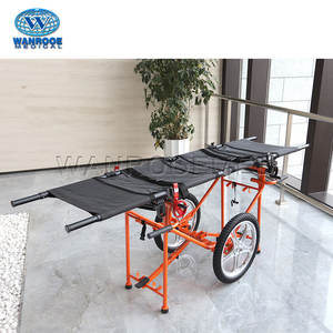 Camilla De Emergencia plegable de aleación de aluminio o fibra de carbono, EA-1D7, cuatro pliegues, en venta - Product Image 5