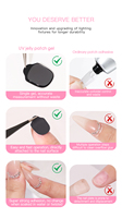Nuevo Adhesivo en Gel UV para Uñas, Parches de Gel para Uñas, Adhesivos para Uñas Postizas SIN HEMA