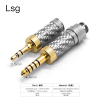 Lsg Adaptateur stéréo équilibré Prise audio Connecteur de fil pour écouteurs