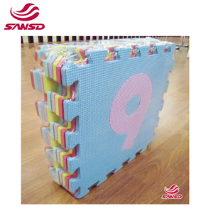 Material Eva <span class=keywords><strong>tatami</strong></span> Esteras del rompecabezas alfombra Deporte para el bebé jugar con 10 números - Product Image 3
