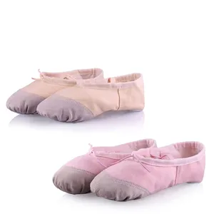 Anak-anak Murah Lembut Split Sole Sepatu Balet Pabrik