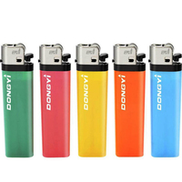 Briquet à gaz transparent écologique de qualité supérieure, accessoires de fumage classiques