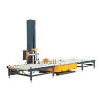 Machine d'emballage automatique de palettes en ligne pour un conditionnement continu en usine