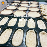 Ligne de production automatique de pizzas Seny SY-860, machine à fabriquer des bases de pizzas, machine à former des pizzas à haute productivité