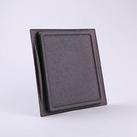 Kotak Kosmetik Magnetik Hitam Doff Berbahan Karton Rigid dengan Lapisan Kertas Pulp dan Sisipan Pulp Biodegradable Kelas Atas