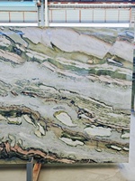 Panneau mural en marbre blanc poli moderne - Pierre élégante, durable et écologique pour les arrière-plans de télévision des villas, salons et intérieurs personnalisés