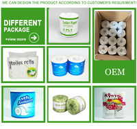 Papier toilette recyclé TPS-R-1000, 1 pli, 1000 feuilles, papier hygiénique, papier toilette en marque privée, rouleau de papier toilette, Carta Igienica