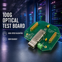 Kits de développement de cartes de test QSFP28 100G de précision pour le diagnostic des signaux RF haute fréquence et des transceivers