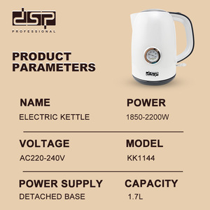 Dsp Electric Kettle 2200W Automatic Power Off For Home Dormitory Use With Temperature <b>Gauge</b> - Product Image 4