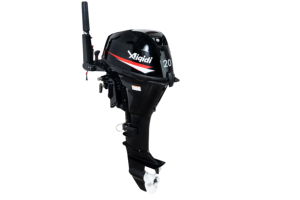 Moteur hors-bord 20 CV 4 temps à arbre long pour bateaux, démarrage par commande au volant, grande quantité, moteur OEM - Product Image 5