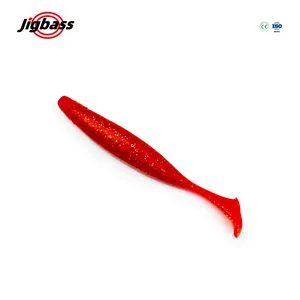 JIGBASS HVS108 120mm12g 125mm 22G Flexible. Long Tail Artificial Shad T Tail Silicio Gusano Señuelo de pesca de lubina Cebo suave