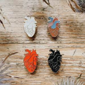 Tùy Chỉnh Bác Sĩ Quà Tặng Khuyến Mãi Rất Nhiều Pins Ve Áo Phong Cách Khác Nhau Organ Hình Dạng Kim Loại Phù Hiệu Cứng Mềm Men Giải Phẫu Y Tá Mạ - Product Image 1