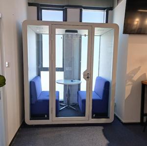 Movable Small Office Privacy <strong>Phone</strong> Pod Work <strong>Cubicle</strong> Pods Silent <strong>Booth</strong> for Home - Product Image 1