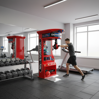 Nouveaux modèles personnalisables en acier inoxydable, borne d'arcade de boxe électronique à monnayeur universel 1 joueur, version anglaise 110-240V