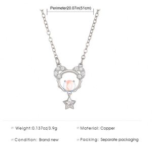 Nuevo Collar de 12 Constelaciones para Mujer, Personalizado, con Incrustaciones de Diamantes, Colgante de Piedra Lunar Hueca, Cadena para Clavícula - Product Image 2