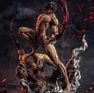 Figurine d'<span class=keywords><strong>action</strong></span> Attack Titan YOYO Allen en PVC, modèle en forme de combat, base, anime, animation bidimensionnelle faite à la main, boîte couleur - Product Image 1