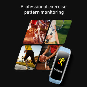 C5S スマートフィットネスウォッチ、心拍数、血圧、SpO2、睡眠モニター、IP67 防水スポーツトラッカー、USB 充電、IOS Android - Product Image 6