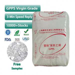 Gránulos de Poliestireno Cristalino Virgen (PS/GPPS/HIPS) de Grado Alimenticio, Material Plástico para Iluminación de Alto Brillo - Product Image 1