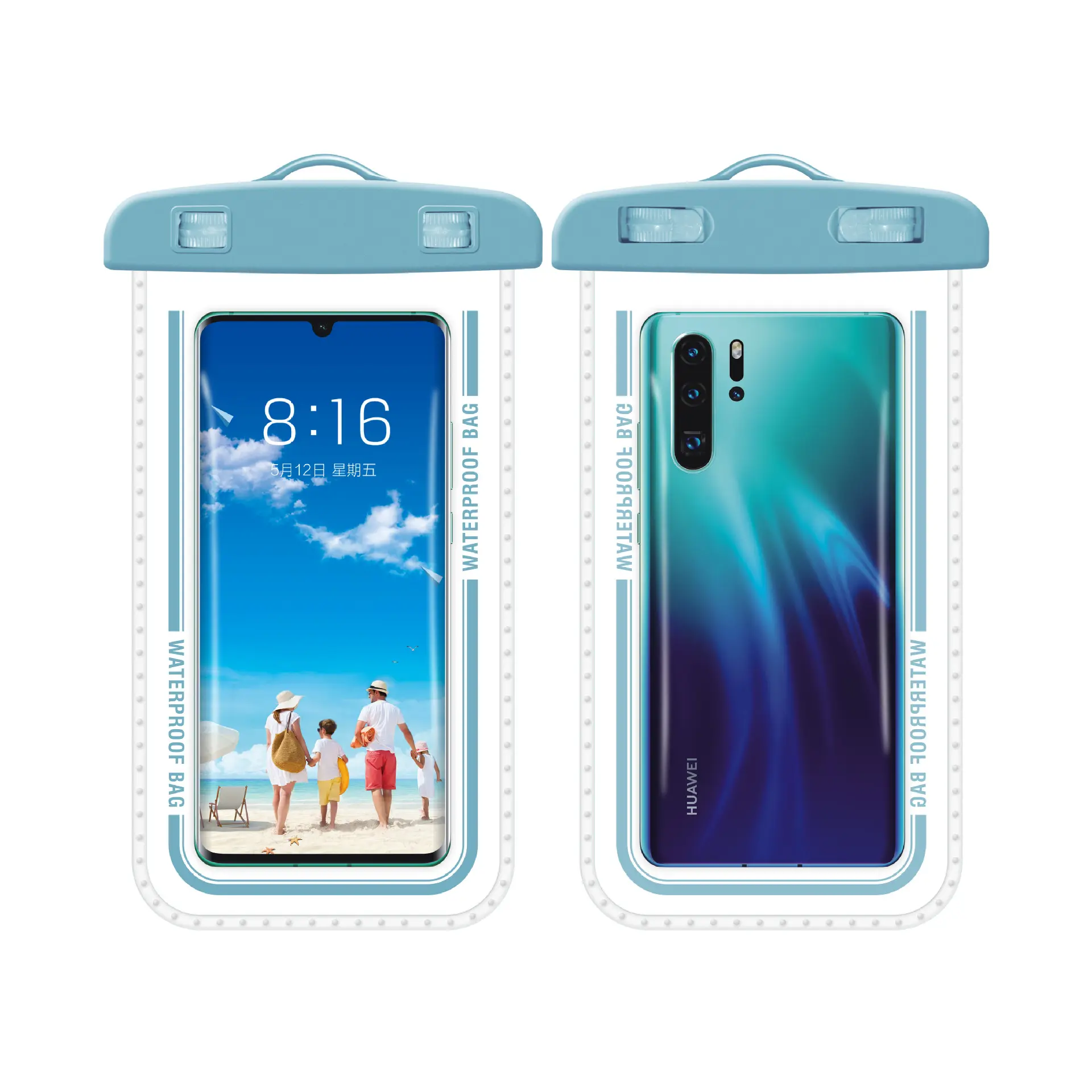 Waterproof Phone Pouch with Lanyard Compatible for iPhone 12 Pro 11 Pro Samsung Galaxy s10/s9,Pixel 4 XL up Waterproof Phone Bag
