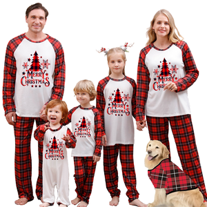 Ensembles de pyjama de Noël Vêtements de maison du Nouvel An pour hommes, femmes, enfants, bébés - Product Image 6