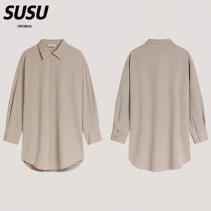 SUSU misura abbigliamento <span class=keywords><strong>donna</strong></span> elegante <span class=keywords><strong>Oversize</strong></span> ricamato camicetta di <span class=keywords><strong>lino</strong></span> taglie forti camicette e camicie modeste da <span class=keywords><strong>donna</strong></span> - Product Image 1