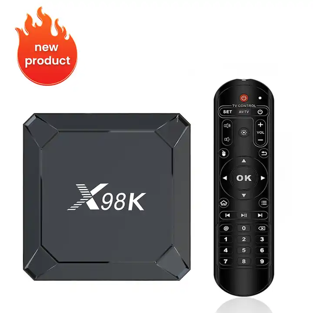 New Arrival X98K TV Box Android 13 WIFI6 Quad Core RK3528 8k Android Tv Box X98K