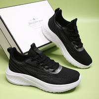 Chaussures de course légères personnalisées avec logo pour hommes et femmes, respirantes, en maille, confortables, antidérapantes, pour la marche, le yoga, la remise en forme, la salle de sport
