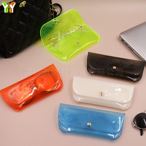 มีสินค้าในสต็อก, กล่องใส่แว่นตาใสสำหรับฤดูร้อน, กล่องใส่แว่นกันแดดกันน้ำและทนแรงกด, กล่องใส่แว่นตาแบบพีวีซีสำหรับเดินทาง - Product Image 1