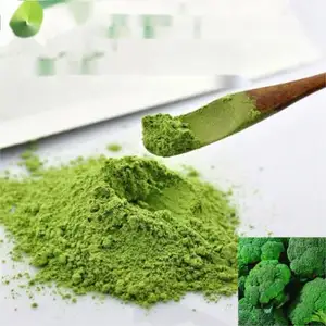 Extracto de brócoli natural y polvo de polen, suplemento vegetal de grado alimenticio en botella, tambor Mason Jar para la salud