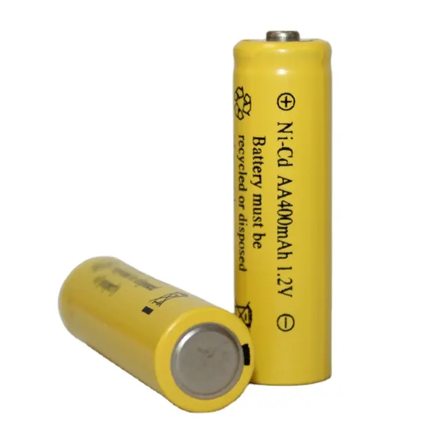 Ni-cd aa 400mah נטענת סוללה nicd aa 1.2V 400mAH ni-cd סוללה