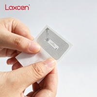 Autocollant NFC intelligent RFID 13,56 MHz en PET avec puce Ntag213, étiquettes NFC pour téléphone intelligent
