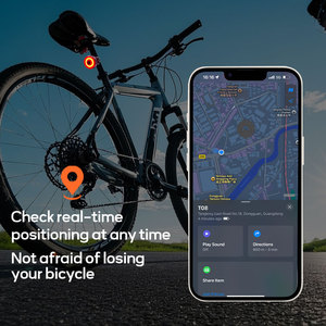 多機能LED自転車ブレーキテール<span class=keywords><strong>GPS</strong></span>トラッカーホルダー対応 USB充電式 防水 ナイトライディング ABS警告ランプ - Product Image 2